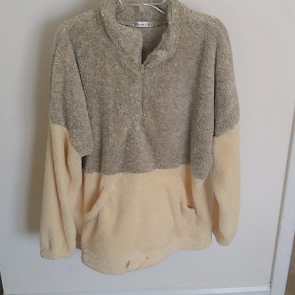 Soft fuzzy pullover